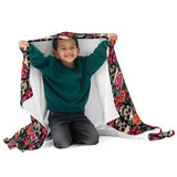 Thorn and Bones Throw Blanket