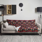Thorn and Bones Throw Blanket