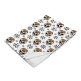 Christmas Leopard Skull Blanket