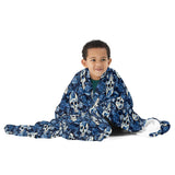 Blue Mexican Skull Blanket
