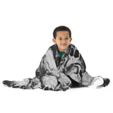 Black and White Skull Blanket