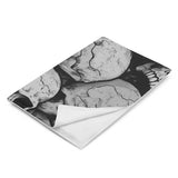 Black and White Skull Blanket