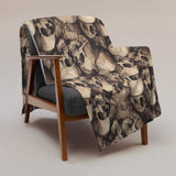 Ivory Skull Blanket