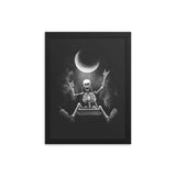 Swinging Skeleton Poster