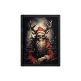 Reindeer Xmas Skull Poster