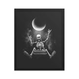 Swinging Skeleton Poster