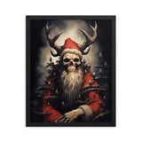 Reindeer Xmas Skull Poster