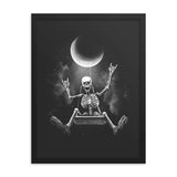 Swinging Skeleton Poster