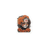 Orange Catrina Sticker