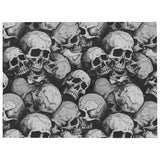 Black and White Skull Blanket