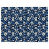 Blue Mexican Skull Blanket