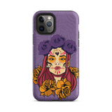 Catrina Purple Skull Tough Case - iPhone®