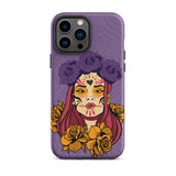 Catrina Purple Skull Tough Case - iPhone®