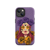 Catrina Purple Skull Tough Case - iPhone®