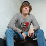 Freezing Christmas Skull Long Sleeve Tee