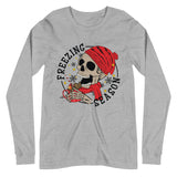 Freezing Christmas Skull Long Sleeve Tee