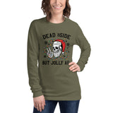 Jolly Christmas Skull Long Sleeve Tee