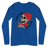 Freezing Christmas Skull Long Sleeve Tee