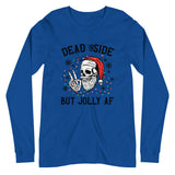 Jolly Christmas Skull Long Sleeve Tee