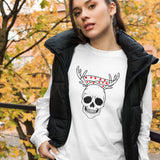 Reindeer Skull Long Sleeve Tee