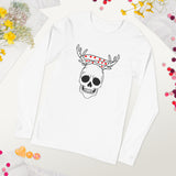 Reindeer Skull Long Sleeve Tee