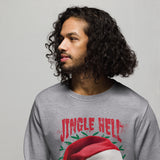 Santa's Jingle Hell Skull Sweatshirt