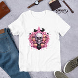 Pink Halloween Skull T-Shirt