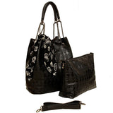 Skull PU Leather Shoulder Bag Handbag
