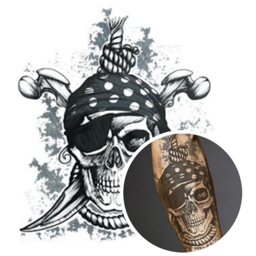 Pirate-Themed Tattoos for Adult Fun