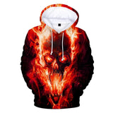 Skull Flame Sweater