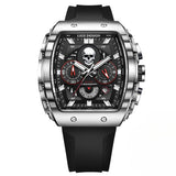 Sport Chronograph Skull Watch