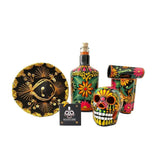 Mexican Sombrero Skull Decanter