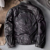 Skull Motorcycle Jacket (leather)