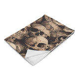 Ivory Skull Blanket