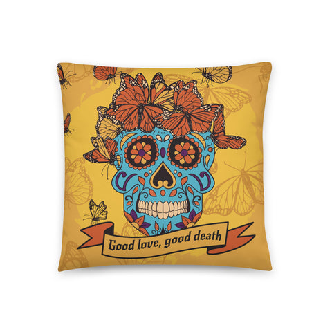 Good Love Skull Pillow