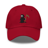 Grim Reaper Embroidered Dad Hat
