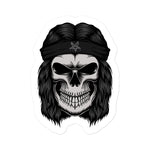 Rocker Skull Head Sticker