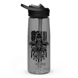 American Skull Biker - Sports Water Bottle