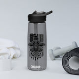 American Skull Biker - Sports Water Bottle