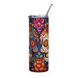  Colorful Sugar Skull Tumbler