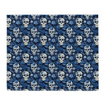  Blue Mexican Skull Blanket
