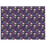 Purple Shades Skull Blanket