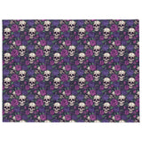 Purple Shades Skull Blanket