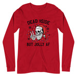 Jolly Christmas Skull Long Sleeve Tee