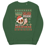 Dead Inside Skull Ugly Christmas Sweater