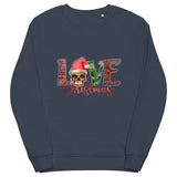 Love Christmas Skull Sweatshirt