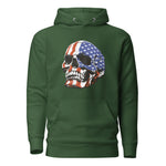 American Patriotic 3D Skull Hoodie