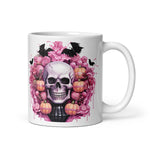 Halloween Rose Skull - Mug