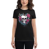 Love Rose Skull Women's T-Shirt