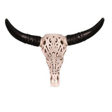 Carved Cow Skull